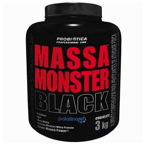 Massa Monster Black 3kg - Probiótica